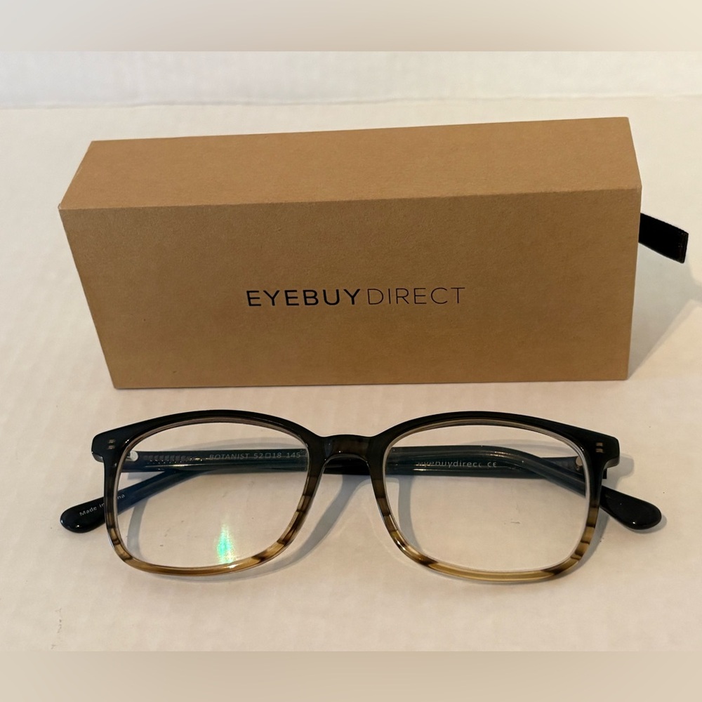 Womens Eyebuydirect Rectangular Acetate Eyeglass … - image 1